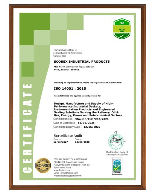 SCOREX ISO 14001